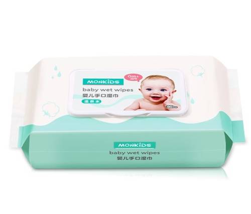 Monkids Cotton Wet Wipes 80 Wipes