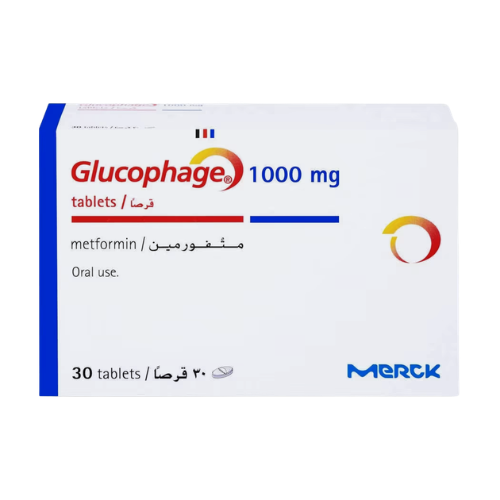 Glucophage 1000 mg Tablets 30 Tabs