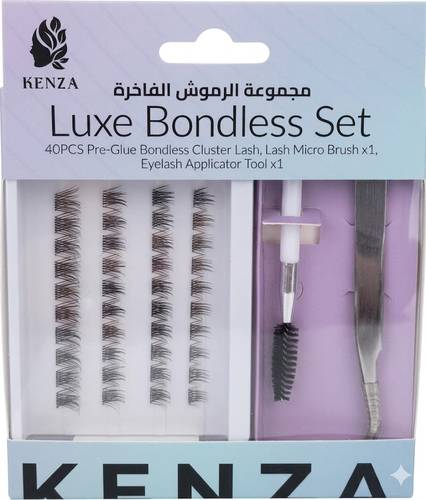 Kenza Natural Eyelash Set 40pcs with Lash Tool