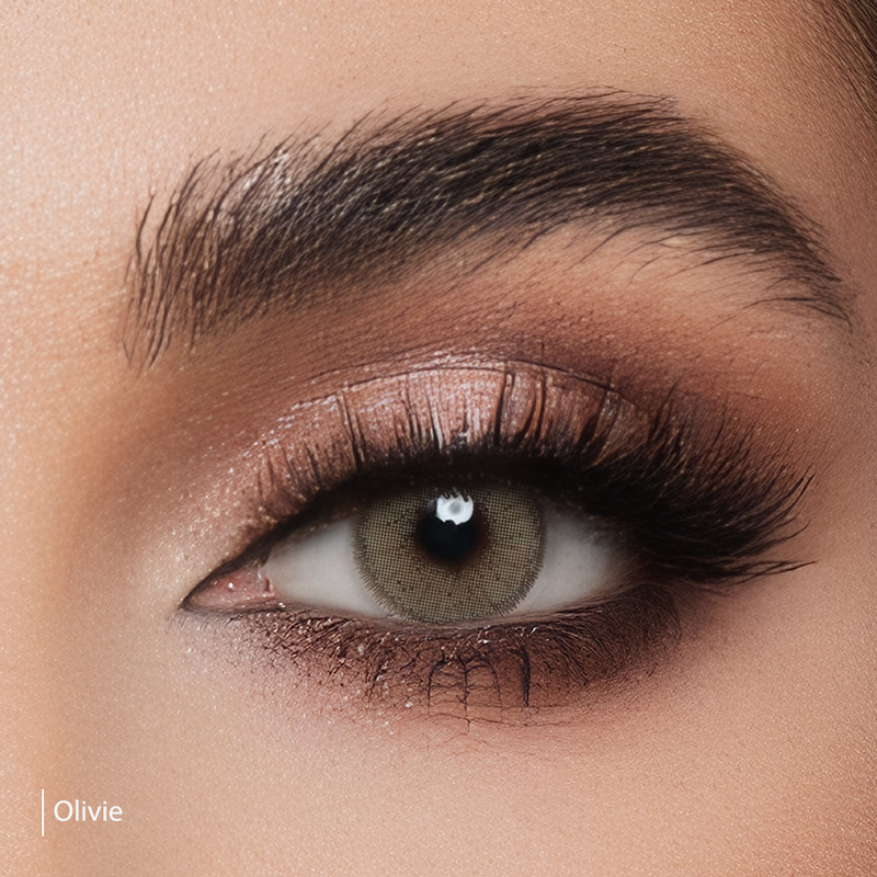 X Lens Olive Cosmetic Contact Lenses