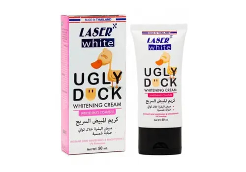Laser White Fast Whitening Cream Duck Shape 50g