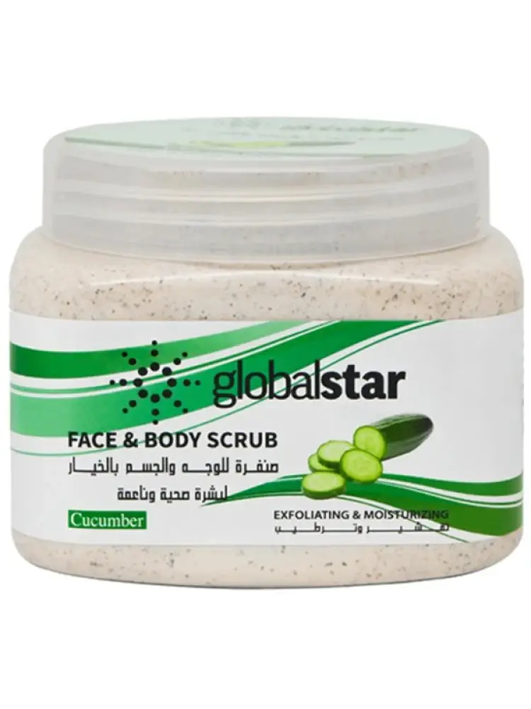 Global Star Cucumber Face & Body Scrub 500ml