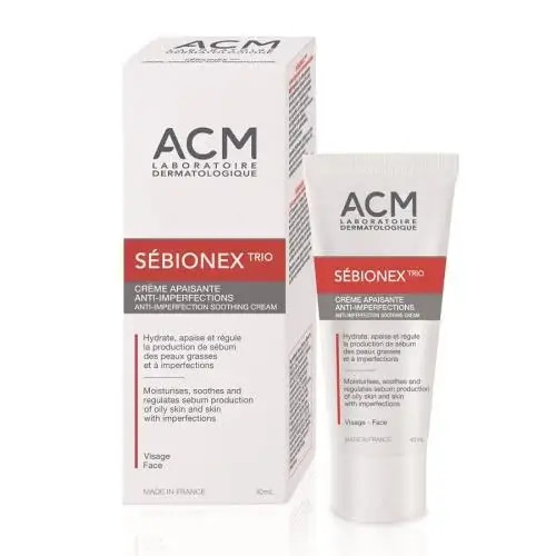 ACM Sebionex Trio Soothing Cream for Oily Skin Blemishes - 40ml