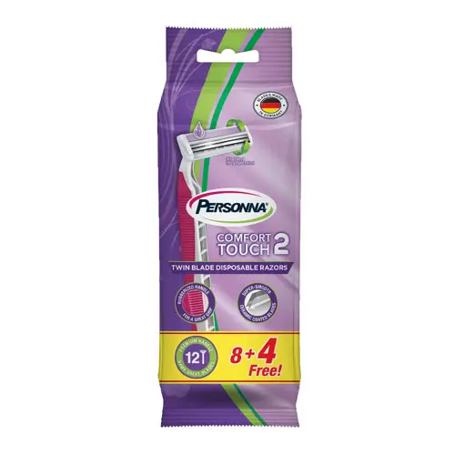 Personna Comfort Touch Women's Razor 2 Blades 8+4