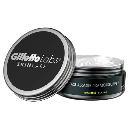 Gillette Labs Moisturizing Cream with Vitamin B3 + Sea Kelp, 100 ml, by Gillette
