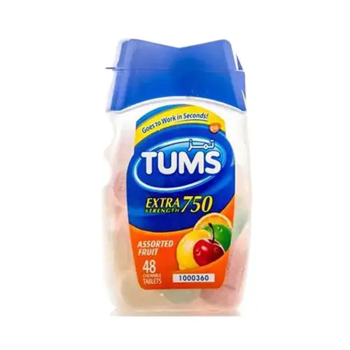 TUMS Extra Strength 750mg 48 Tablets
