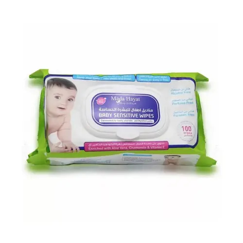 Lifetime Baby Wipes for Sensitive Skin Green - 100 Wipes