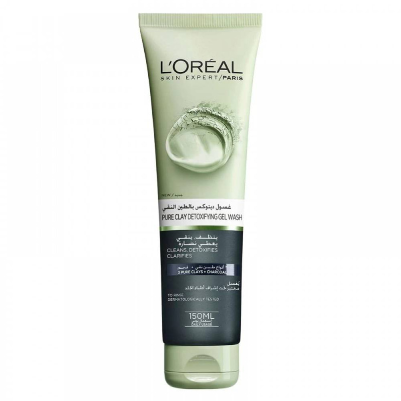 L'Oreal Paris Pure Clay Detox Wash For Unisex 150ml