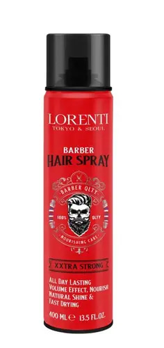 Lorenti Hair Spray 400ml Red (Extra Strong)