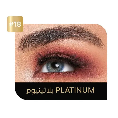 عدسات لاصقة يومية PLATINUM BLUE#18 من ايكو