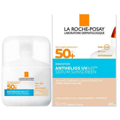 سيروم واقي شمس فاتح طبيعي انثيليوس SPF50+ من لاروش بوزاي - 50مل