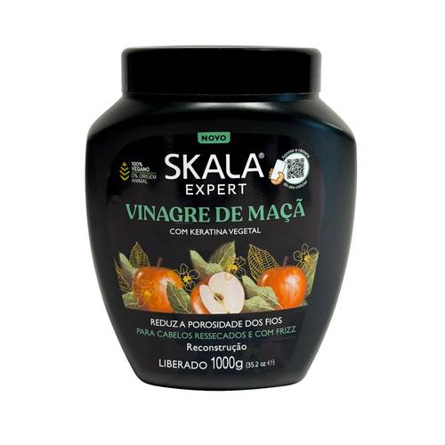 Skala Apple Cider Vinegar Moisturizing Cream for Dry and Frizzy Hair - 1000g