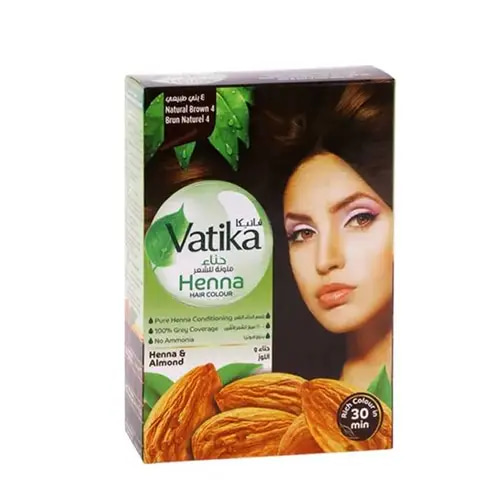 Vatika Colored Henna No. 4 Natural Brown