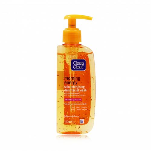 Clean & Clear Daily Invigorating Facial Wash with Tangerine Extract - 150ml