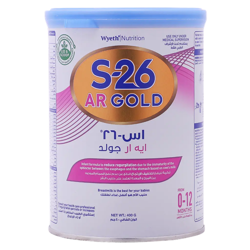 إس26 جولد حليب أطفال مضاد للإرتجاع 400 جم