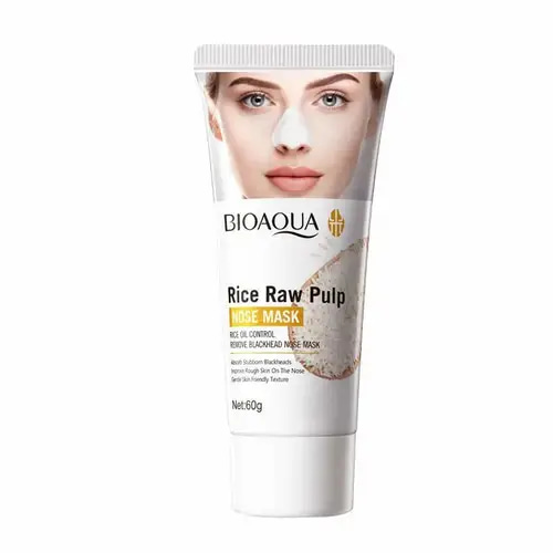 بيوأكوا قناع الأرز للأنف لإزالة الرؤوس السوداء وتنظيف المسام 60 غرام
