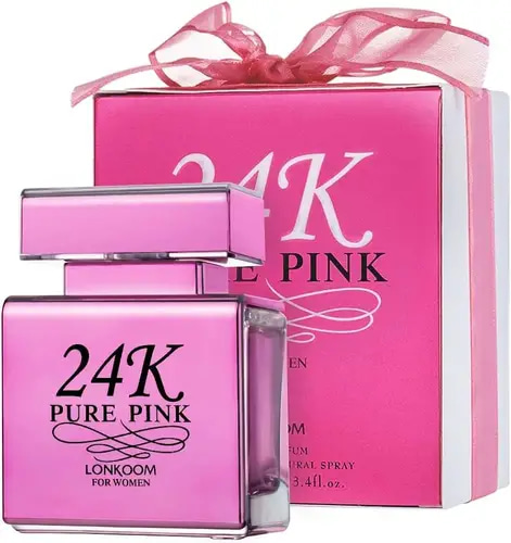 عطر لونكوم 24K بيور بينك للنساء، ماء عطر 100 مل