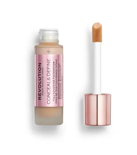 Revolution Conceal & Define Foundation F8 23ml