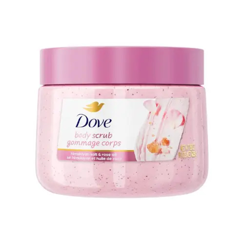 Dove Himalayan Salt & Rose Oil Body Scrub 425g