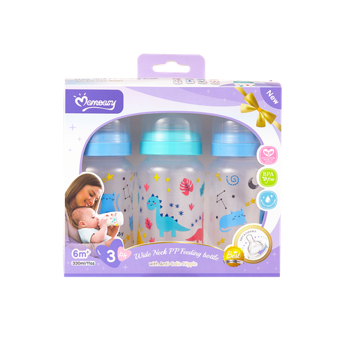 Momeasy Baby Feeding Bottle Set 330 ml 3 pcs Model 6331