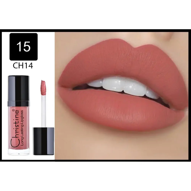 Liquid Matte Lipstick - CH014 - No. 15 by Christine