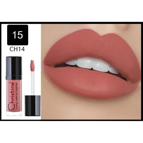 Liquid Matte Lipstick - CH014 - No. 15 by Christine