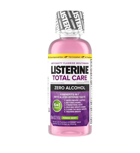 Listerine Total Care Zero Fresh Mint Mouthwash 95ml