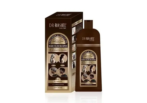 Dr. Rashel Argan Oil Hair Color Shampoo Dark Brown