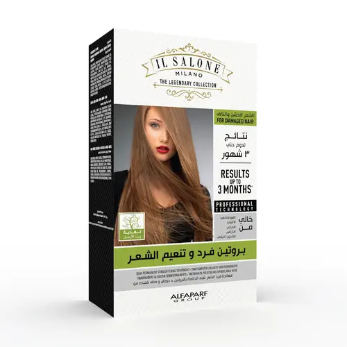 IL Salon Protein Hair Straightening Set with Argan Oil
