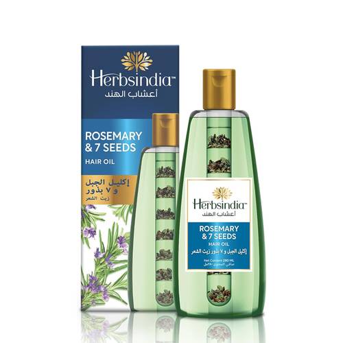 Herbs India Rosemary & 7 Seeds Hair Oil - 280 ml