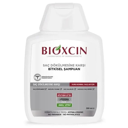 Bioxcin Herbal Extract Shampoo for Normal & Dry Hair 300ml