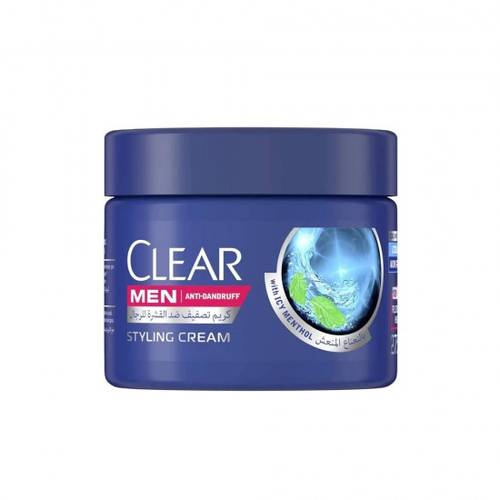 Clear Men Anti-Dandruff Styling Cream with Refreshing Mint 275ml
