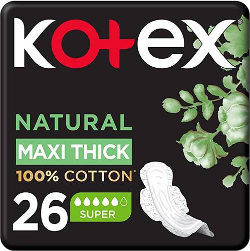 Kotex Maxi Thick Natural Sanitary Pads 26 Pads