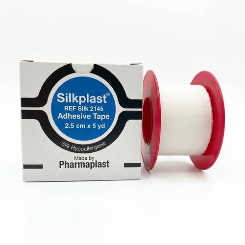 شريط طبي لاصق سيلك بلاست بعرض 2.5 سم