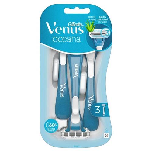 Gillette Venus Oceana Razor Blades 3 Pieces