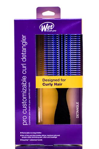 Wet Brush Detangler for Curly Hair