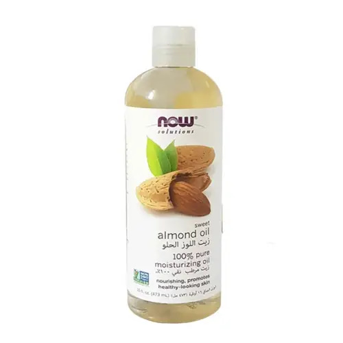 Now 100% Pure Sweet Almond Oil Moisturizing Oil 473ml