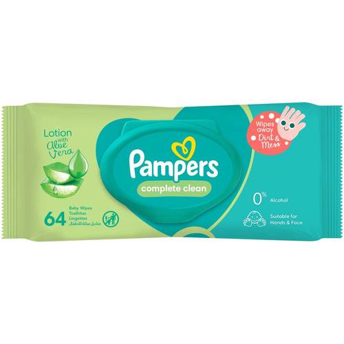 Pampers Baby Wet Wipes 64 Sheets