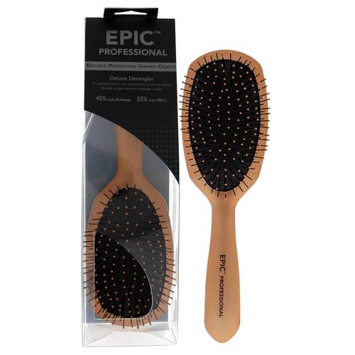 وايت برش فرشاة فك تشابك الشعر (1 وحدة) ، لون ذهبي وردي