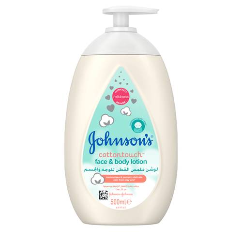Johnson's Baby Body & Face Lotion Cotton Touch 500ml