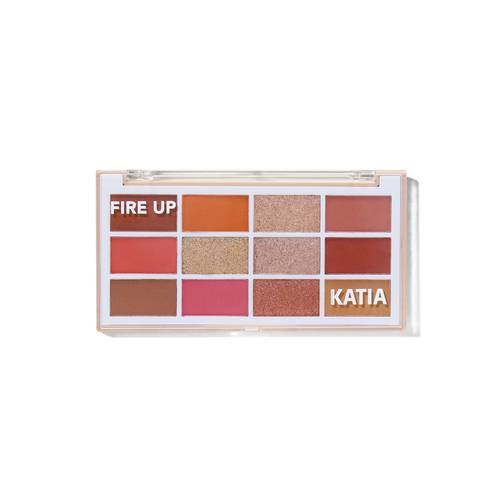 KATIA 12 Eyeshadow Palette -FIRE UP