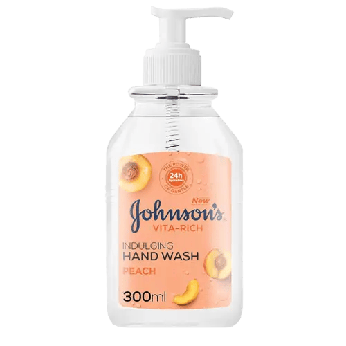 Johnson's Hand Wash with Peach Extract - 300ml