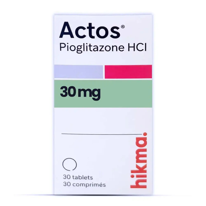 Actos 30 mg Tablets 30 Tabs