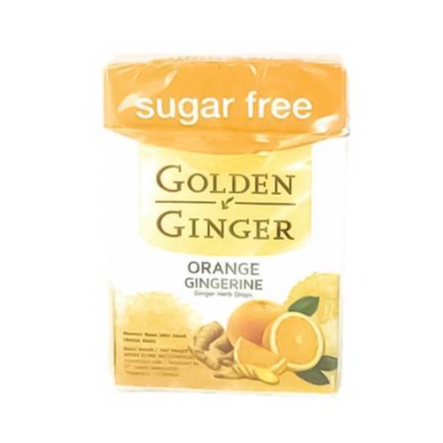 Golden Ginger Orange Flavored Ginger Tablets 45g