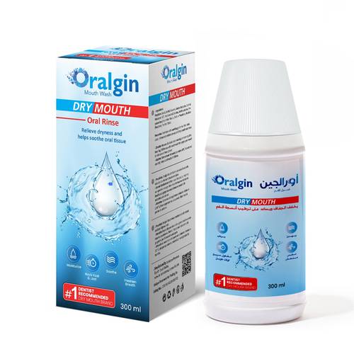 Oralgin Dry Mouth Mouthwash for Adults 300ml