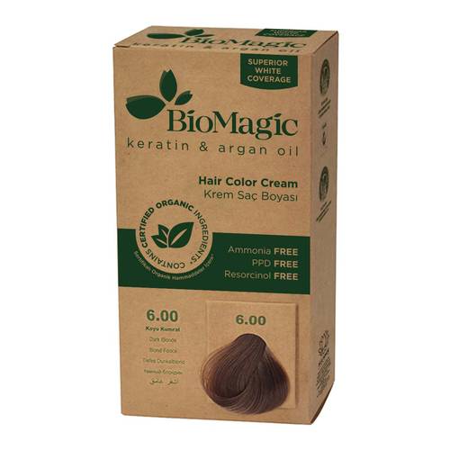 Biomagic Ammonia Free Hair Color 6.00 Dark Blonde 150ml