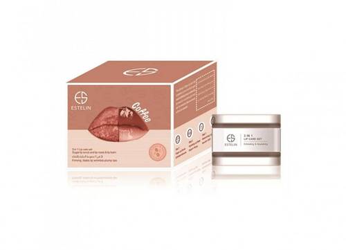 Estelin 3 in 1 Lip Care Set with Coffee Extract 5g