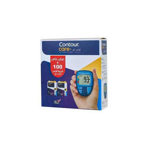 Contour Care Blood Glucose Meter + 100 Strips