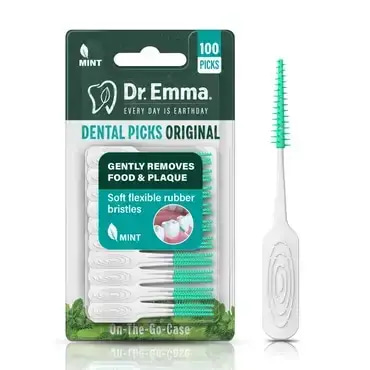 DR EMMA أعواد تنظيف الأسنان بنكهة النعناع الأصلية