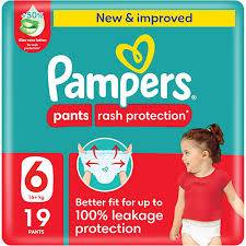 Pampers Pants Anti-Rash Size 6 19 Diapers
